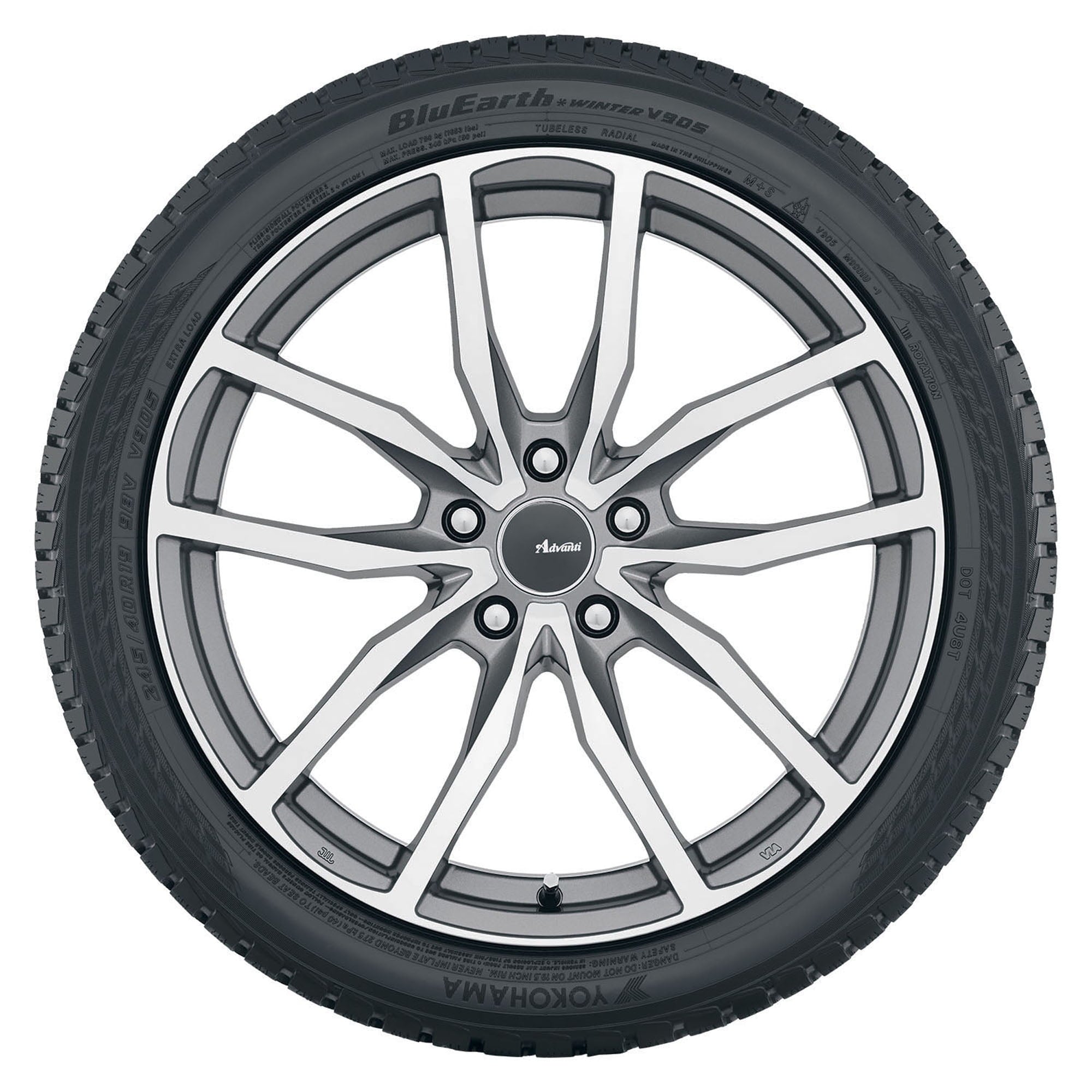 Yokohama BluEarth Winter V905 Winter 255/50R19 107V XL Passenger Tire