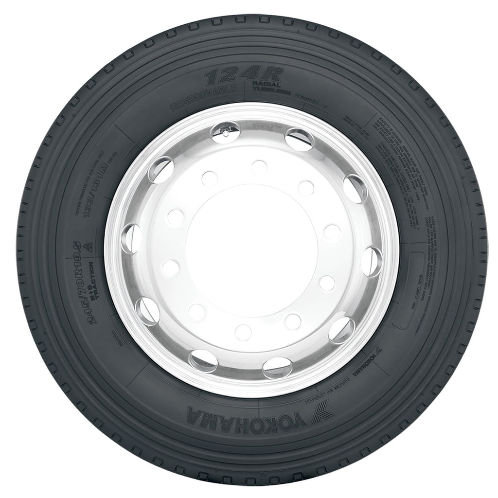 Yokohama 124R 285/70R19.5 146/144M H Commercial Tire
