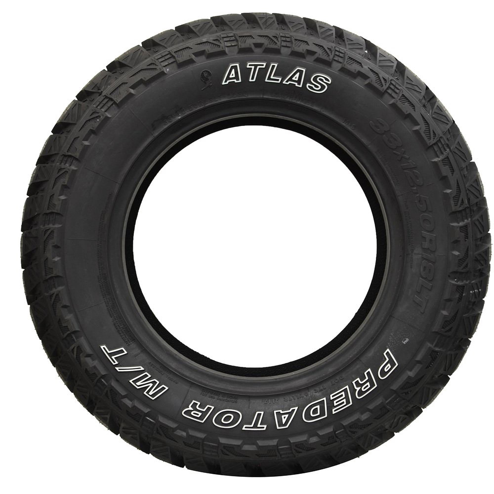 Atlas Predator M/T Mud Terrain LT35X12.50R20 121Q E Light Truck Tire