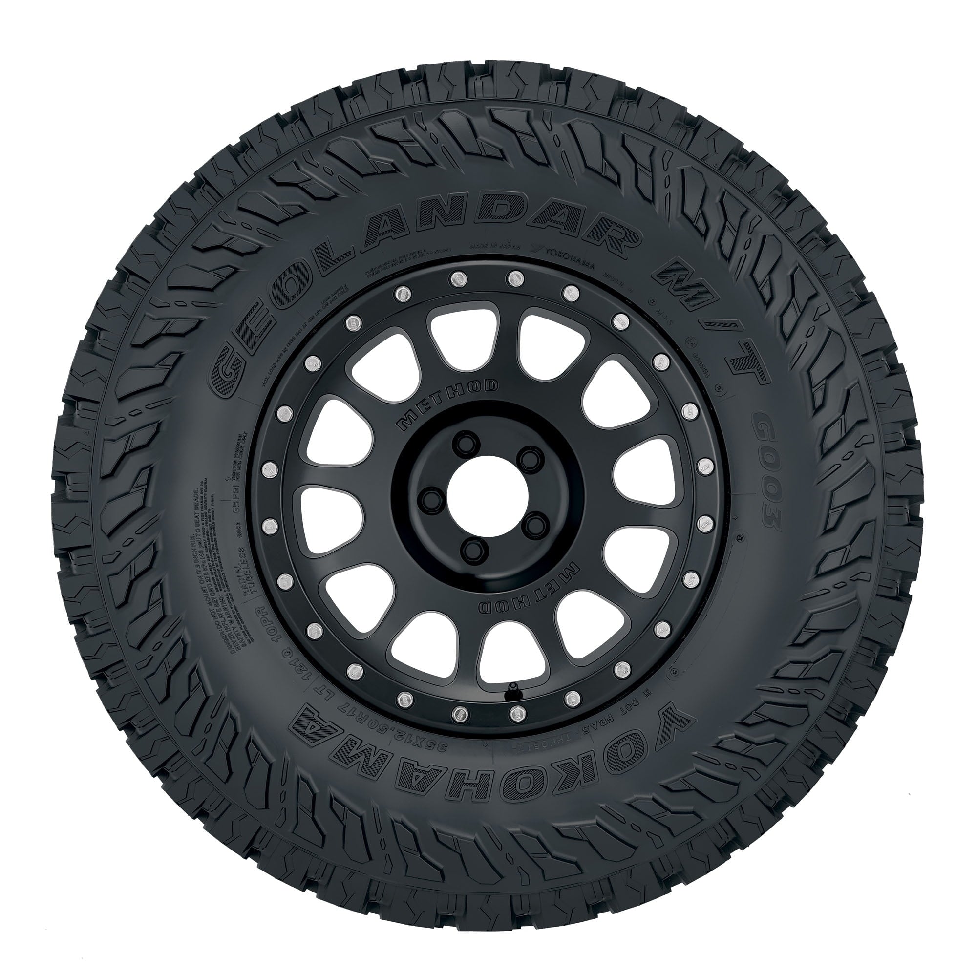 Yokohama Geolandar M/T G003 Mud Terrain LT285/70R17 121/118Q E Light Truck Tire