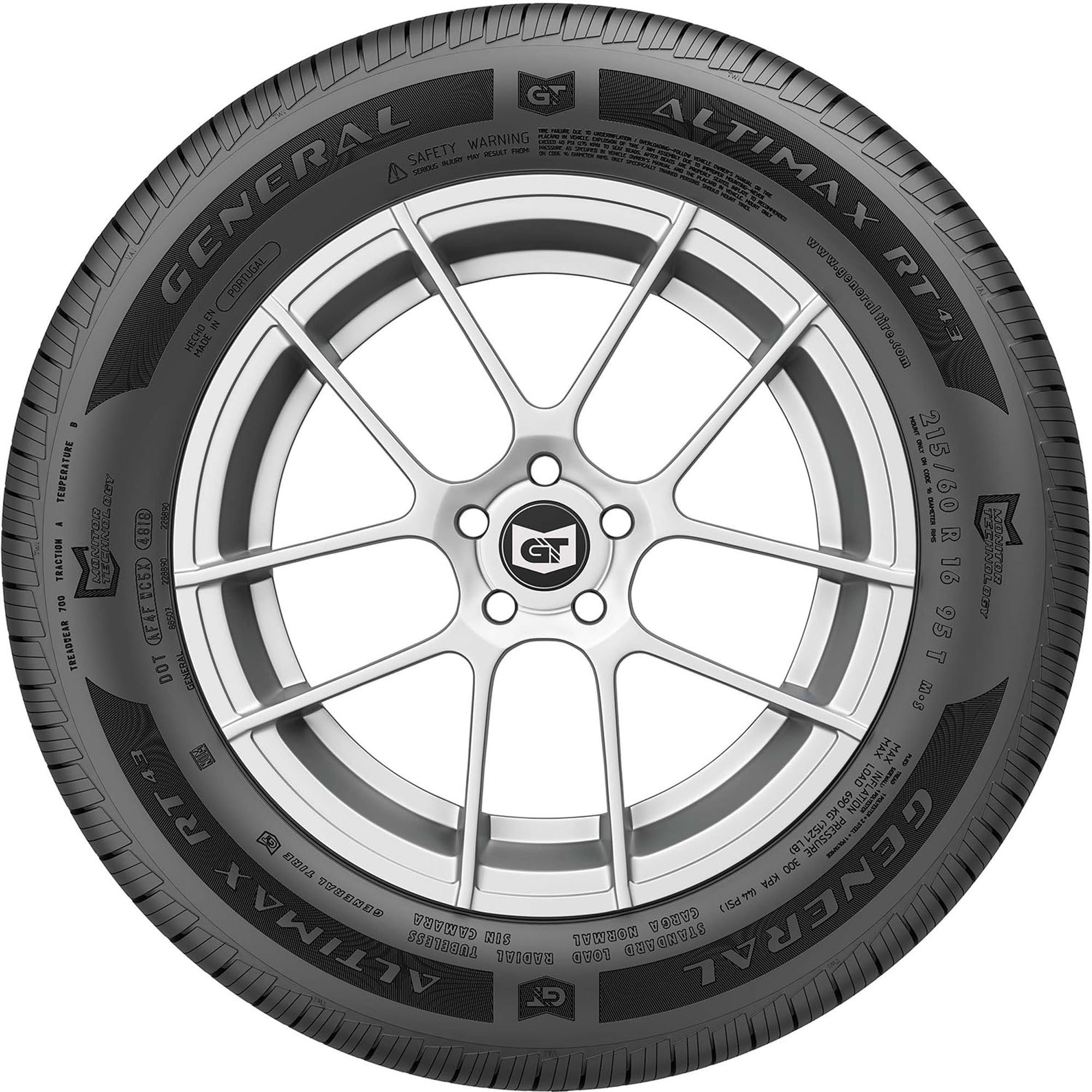 General Altimax RT43 All Season 205/55R16 91T Passenger Tire
