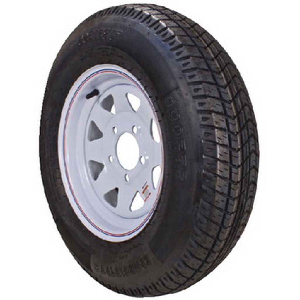 Loadstar ST Radial Tire and Wheel (Rim) Assembly ST225/75R-15 5 Hole C Ply, 32459