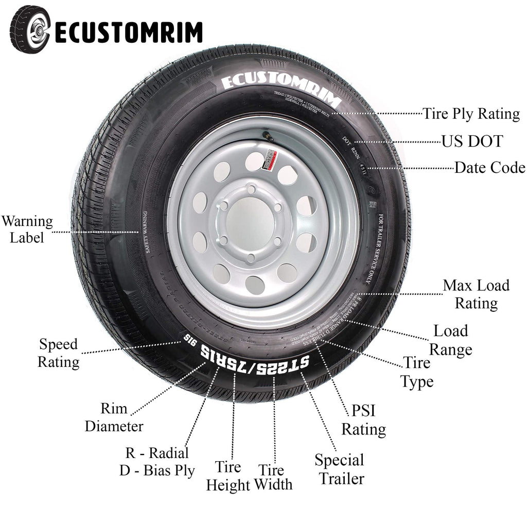 Americana American Tire & Wheel 32156 St205/75r-14 (C)T&W Import Galvv
