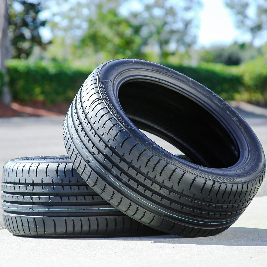 Pair of 2 (TWO) Accelera Phi 235/40ZR18 235/40R18 95Y XL A/S High Performance Tires Fits: 2012-18 Ford Focus Titanium, 2017-23 Honda Civic Sport Touring