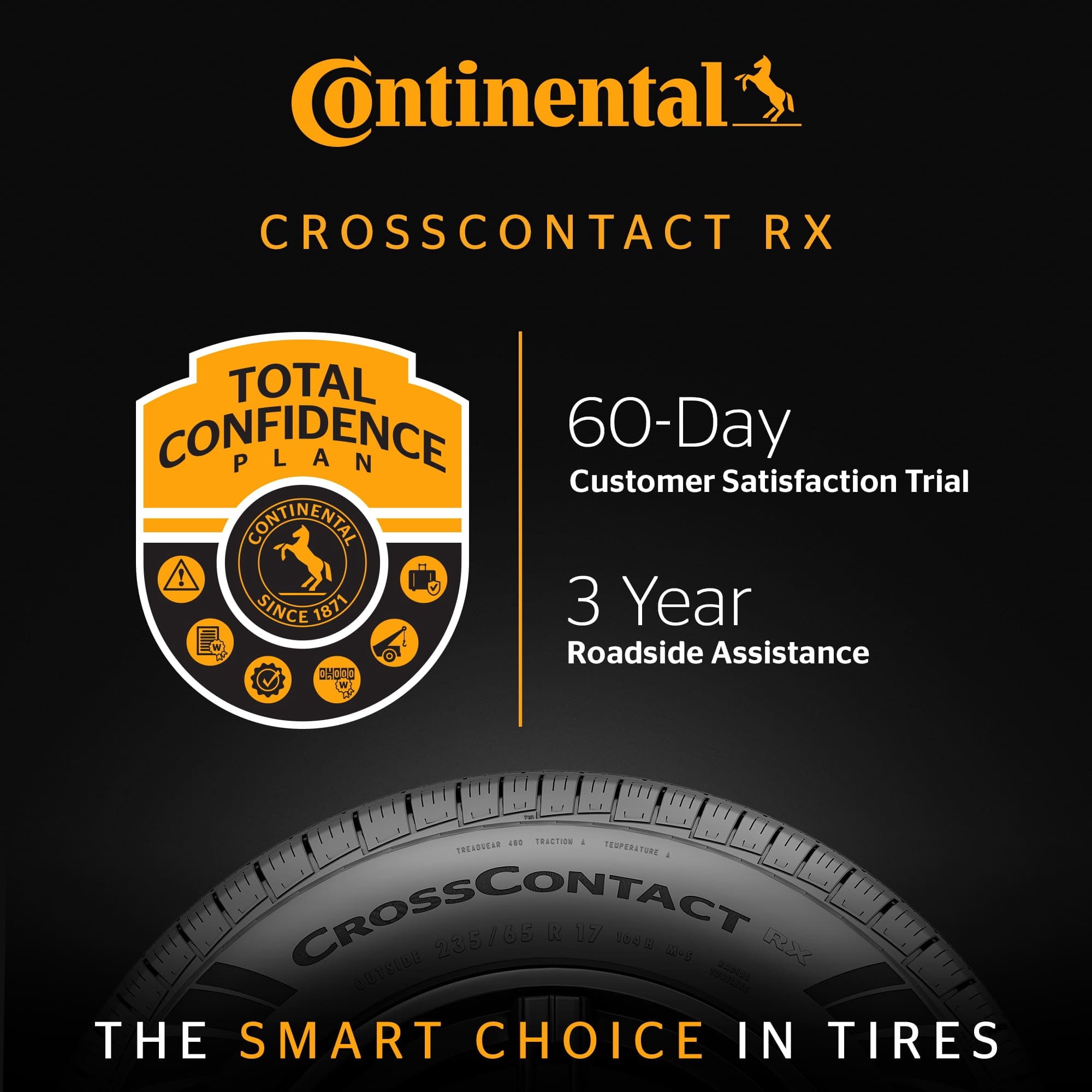 Continental All-Season 235/55R17 103 H Passenger Car Tire