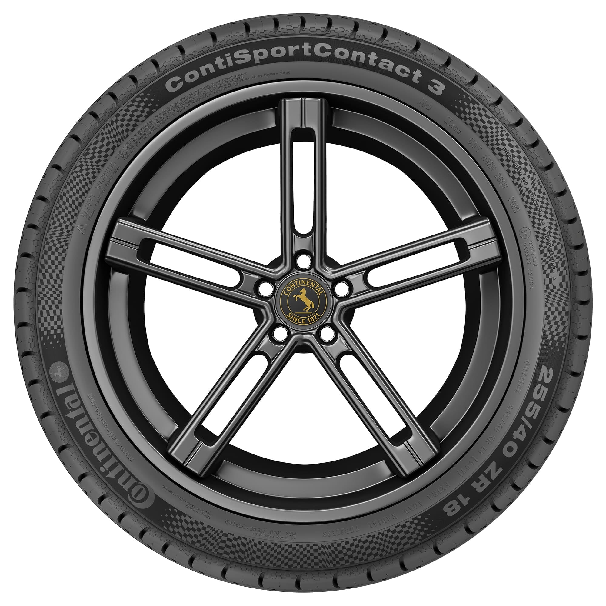 Continental ContiSportContact 3 UHP Summer 265/40R20 104Y XL Passenger Tire