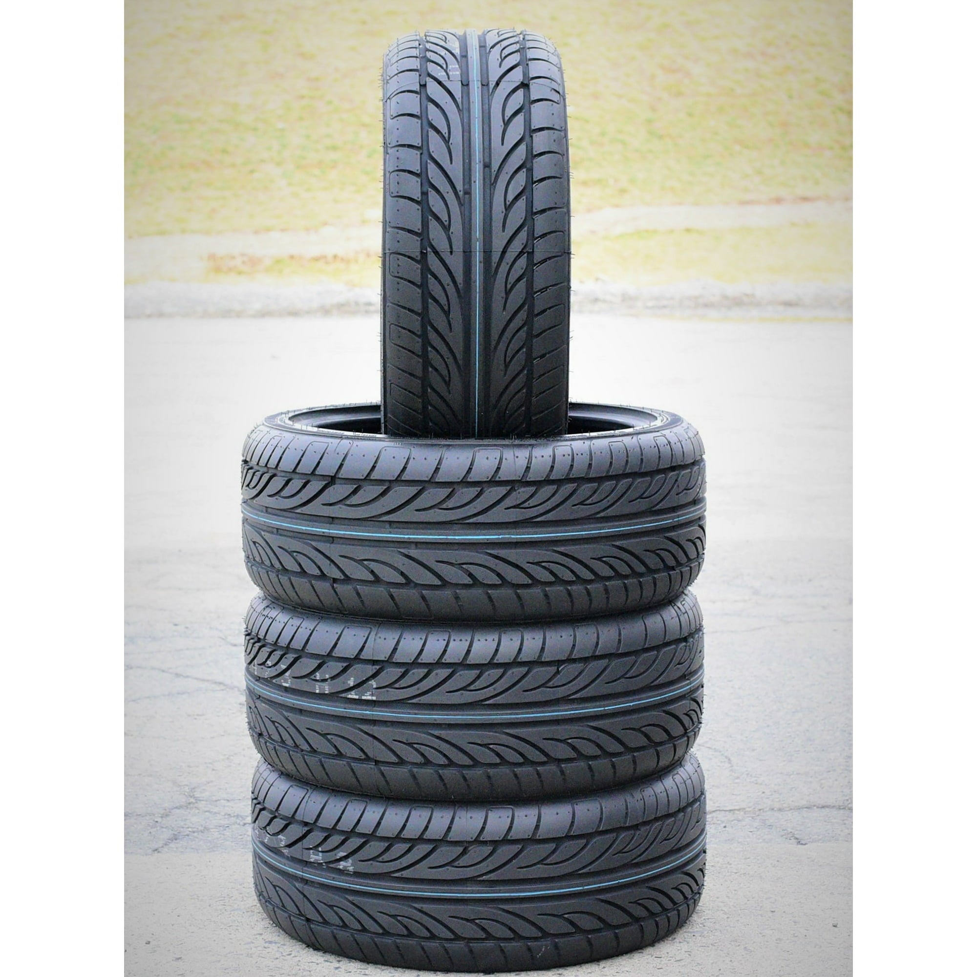 Pair of 2 (TWO) Forceum Hena 235/45R17 ZR 97W XL A/S High Performance Tires Fits: 2004-06 Acura TL Base, 2007-08 Acura TL Type-S