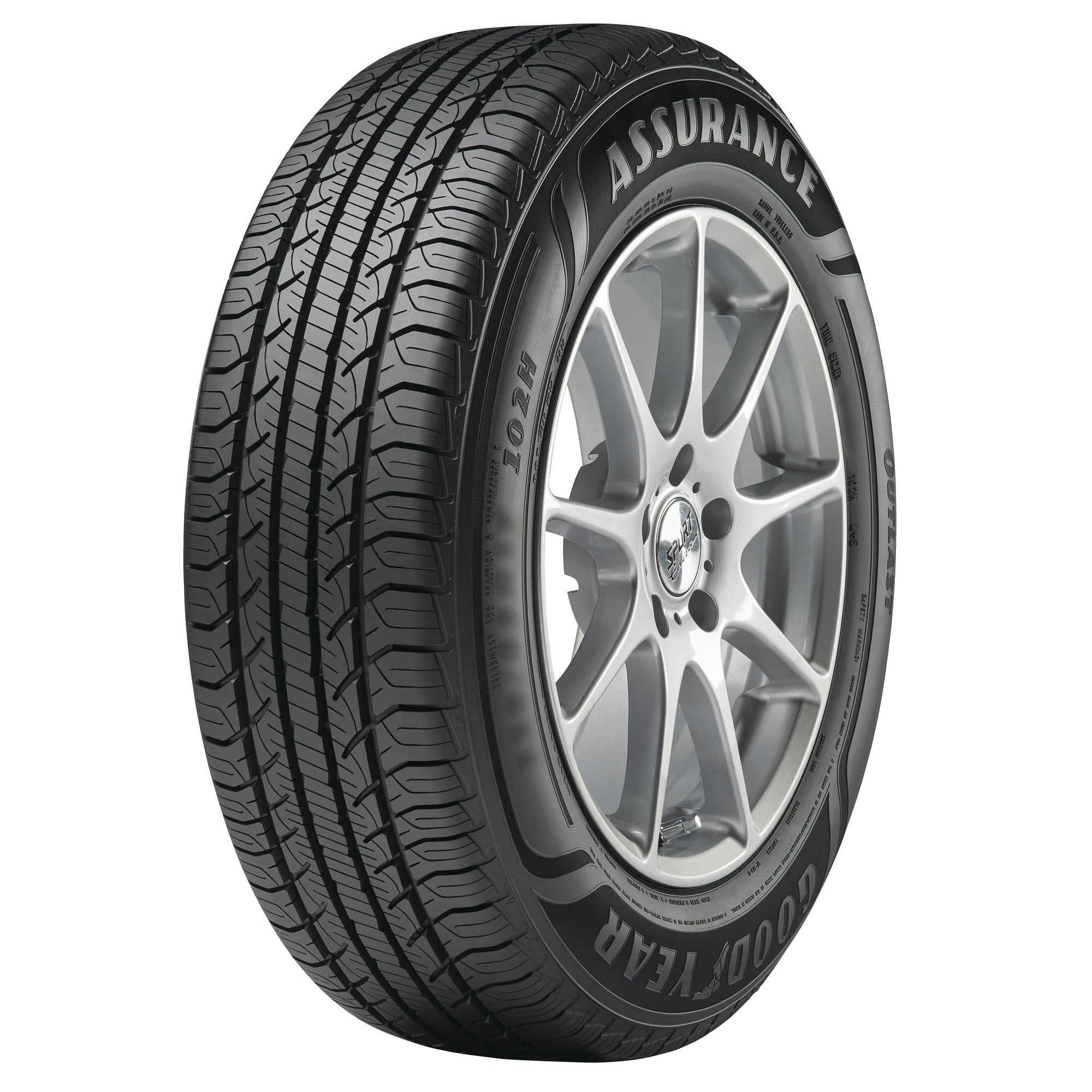 Goodyear Assurance Outlast 235/55R18 100V All-Season Tire Fits: 2010-16 Chevrolet Equinox LTZ, 2017 Chevrolet Equinox LT