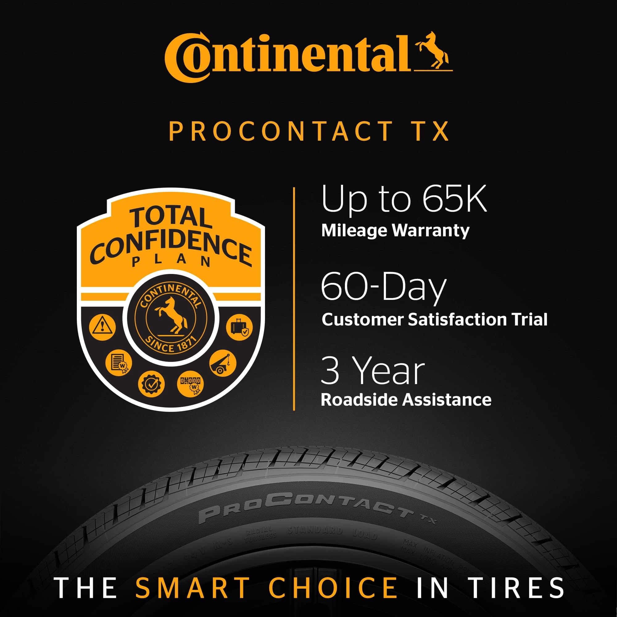 Continental ProContact TX All Season 275/50R19 112V XL Passenger Tire
