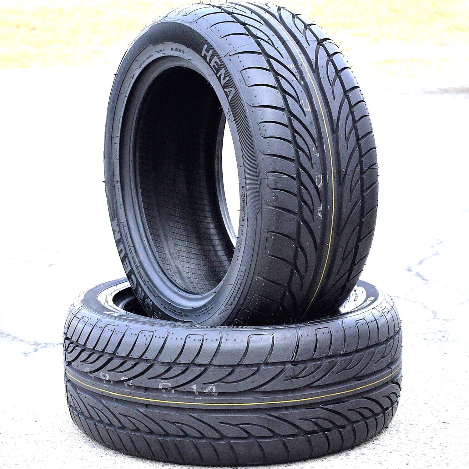 Pair of 2 (TWO) Forceum Hena 225/55ZR16 99W XL A/S High Performance Tires Fits: 2013-16 Mercedes-Benz E350 Base, 2000-04 Ford Mustang Base
