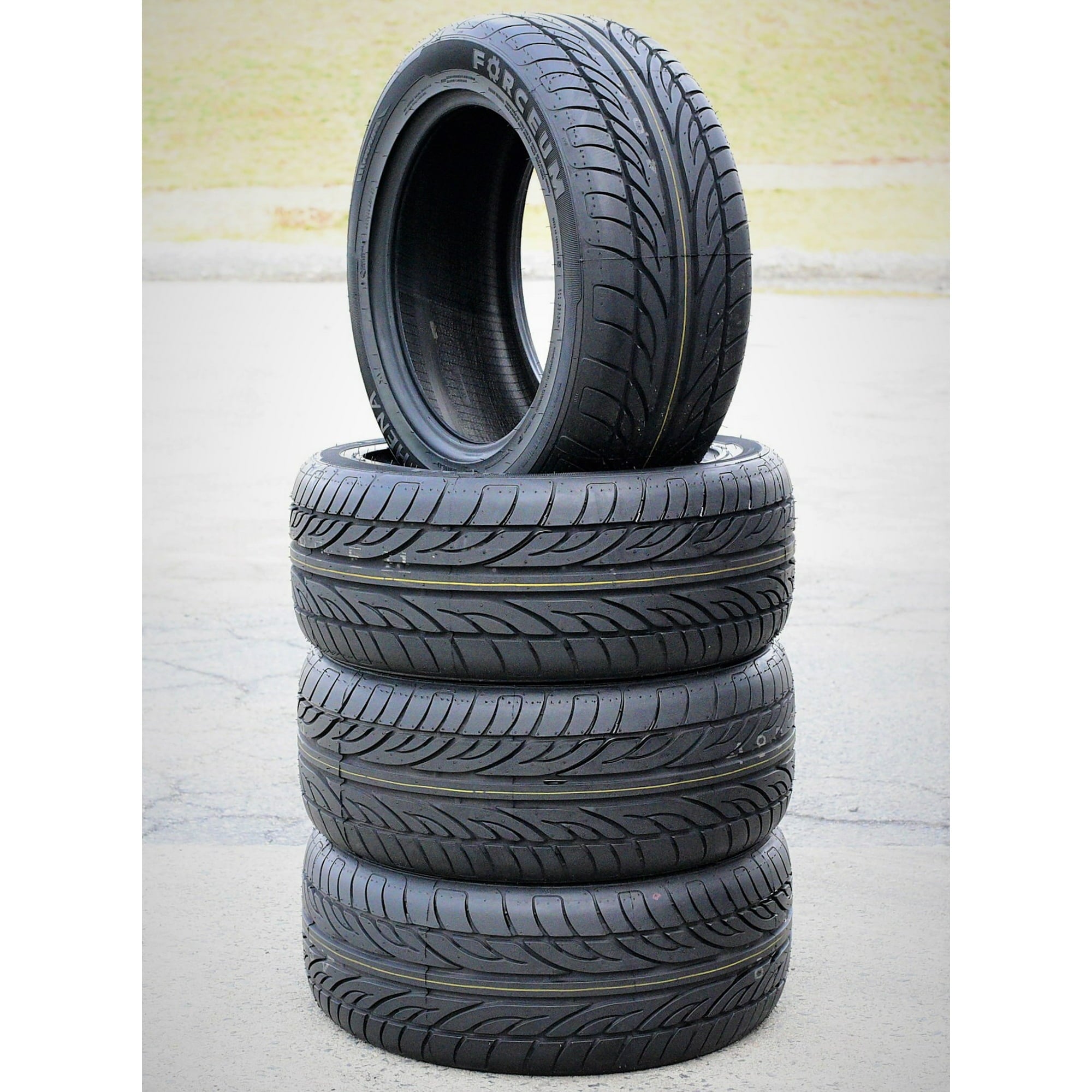 Pair of 2 (TWO) Forceum Hena 225/55ZR16 99W XL A/S High Performance Tires Fits: 2013-16 Mercedes-Benz E350 Base, 2000-04 Ford Mustang Base