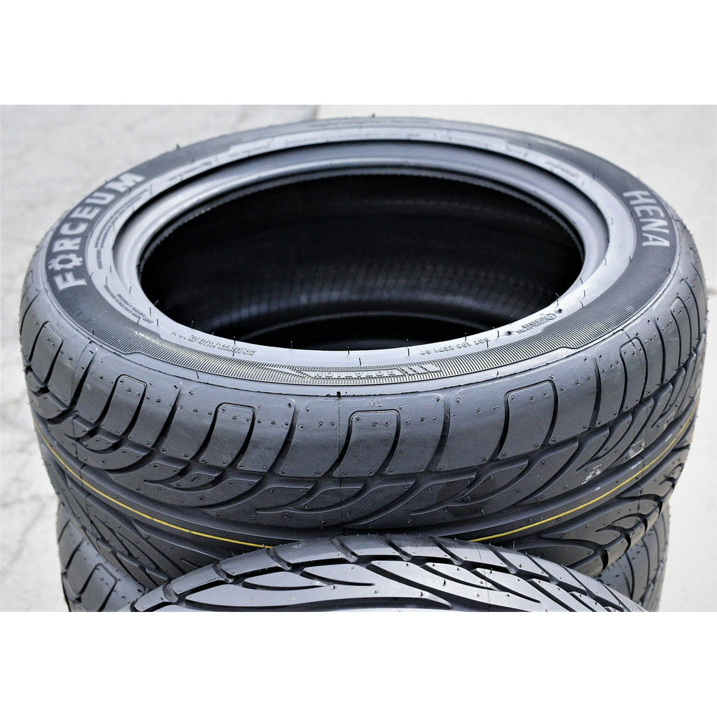 Pair of 2 (TWO) Forceum Hena 225/55ZR16 99W XL A/S High Performance Tires Fits: 2013-16 Mercedes-Benz E350 Base, 2000-04 Ford Mustang Base