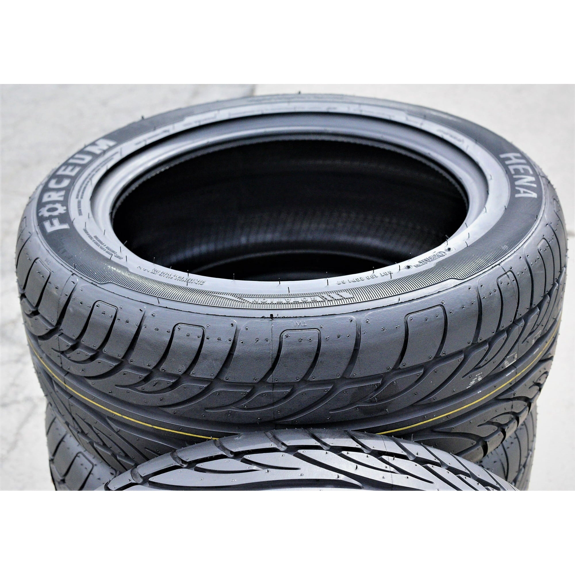 Pair of 2 (TWO) Forceum Hena 225/55ZR16 99W XL A/S High Performance Tires Fits: 2013-16 Mercedes-Benz E350 Base, 2000-04 Ford Mustang Base
