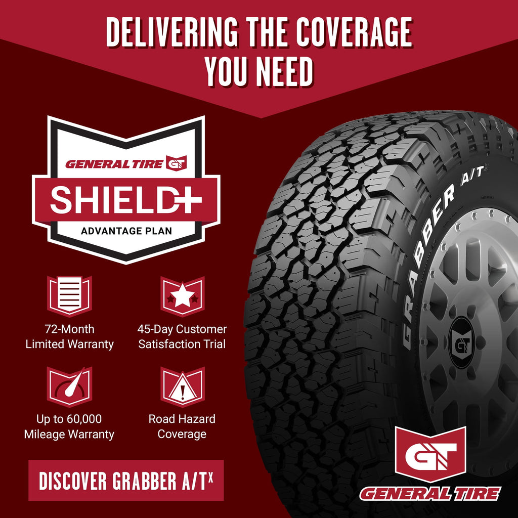 General Grabber A/T X All Terrain LT245/75R16 120/116R E Light Truck Tire