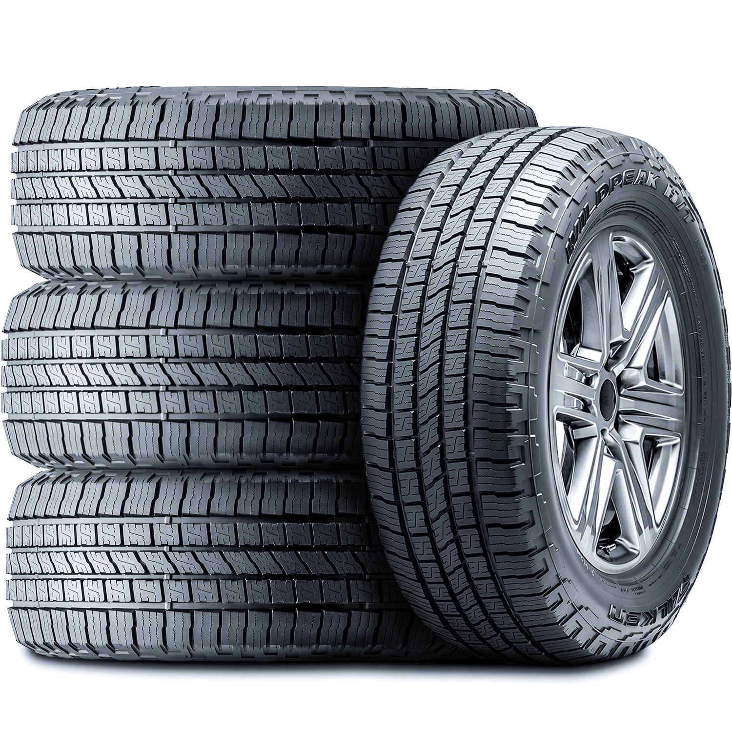 Falken Wildpeak H/T02 LT245/75R17/10 121/118S BW All Season Tire Fits: 2014-15 Jeep Wrangler Sport, 2021 Jeep Wrangler Unlimited Islander