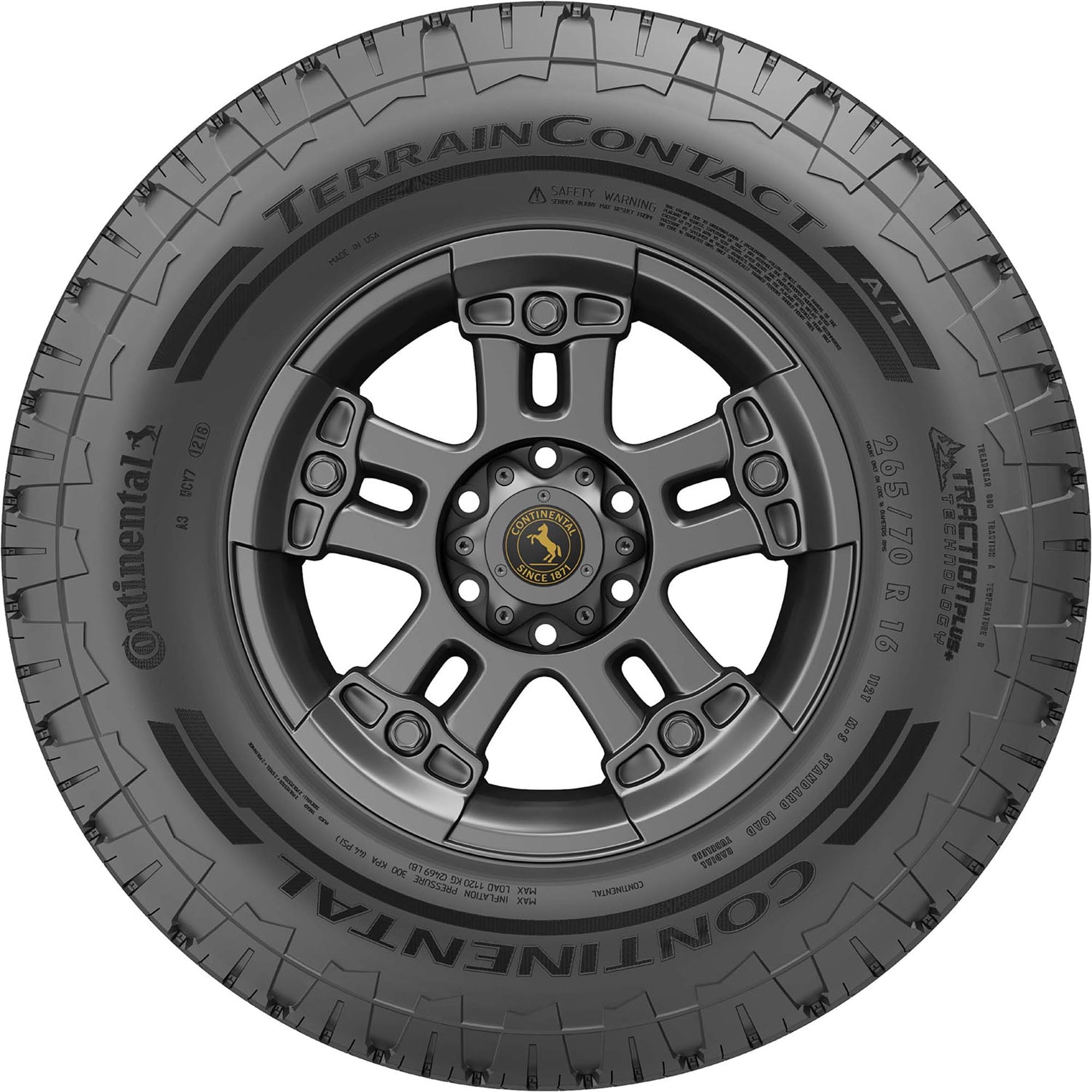 Continental TerrainContact A/T All Terrain 275/65R18 116T Light Truck Tire