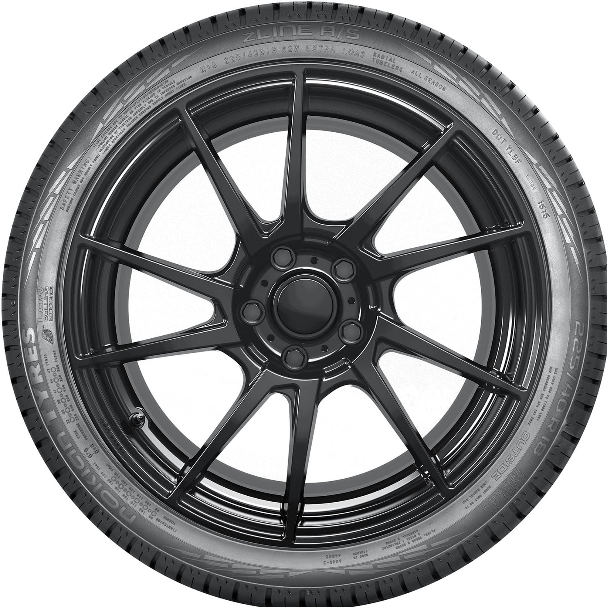 Nokian ZLine A/S All Season 225/40R19 93W XL Passenger Tire