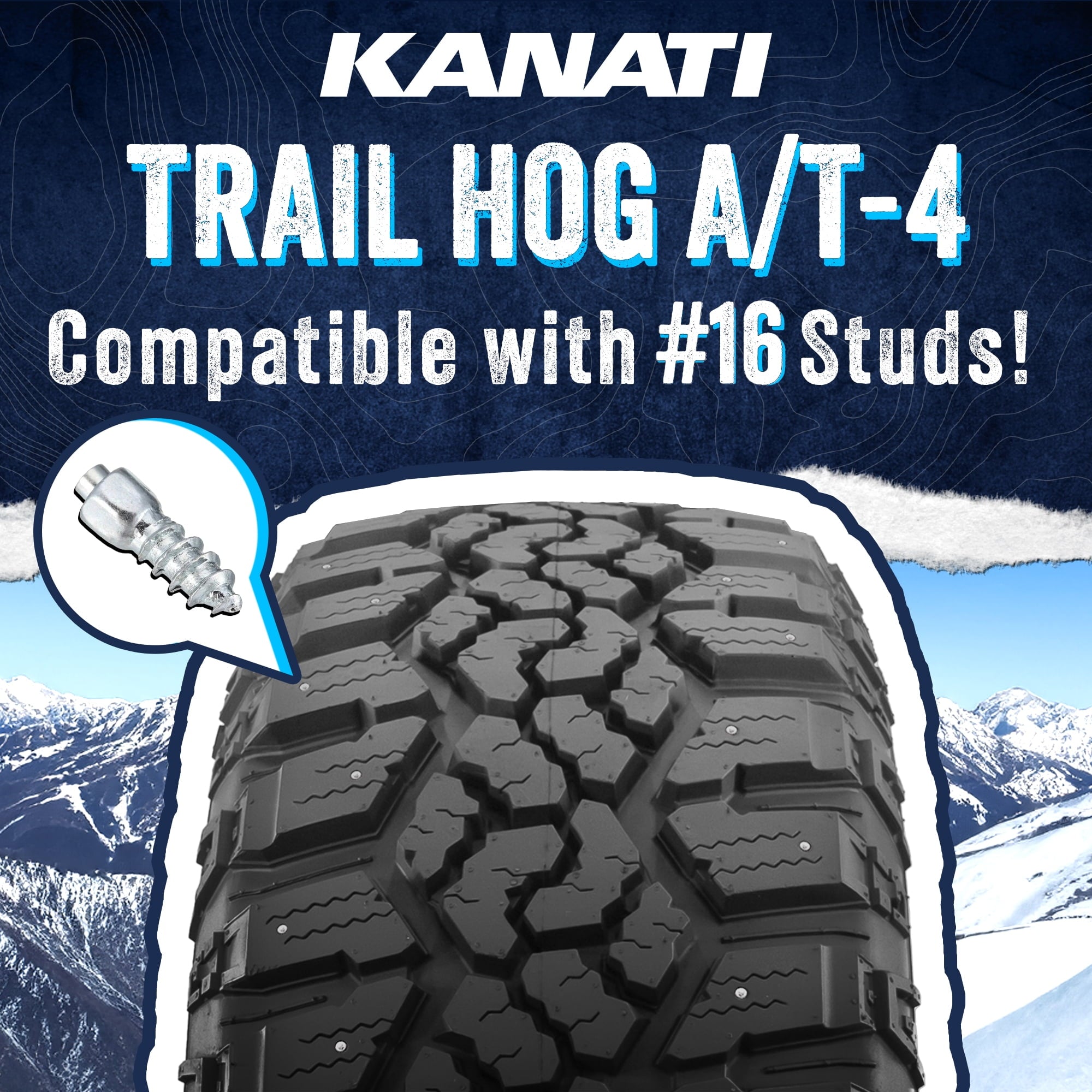 Kanati Tires Kanati Trail Hog 265/60R20 121 Q Tire