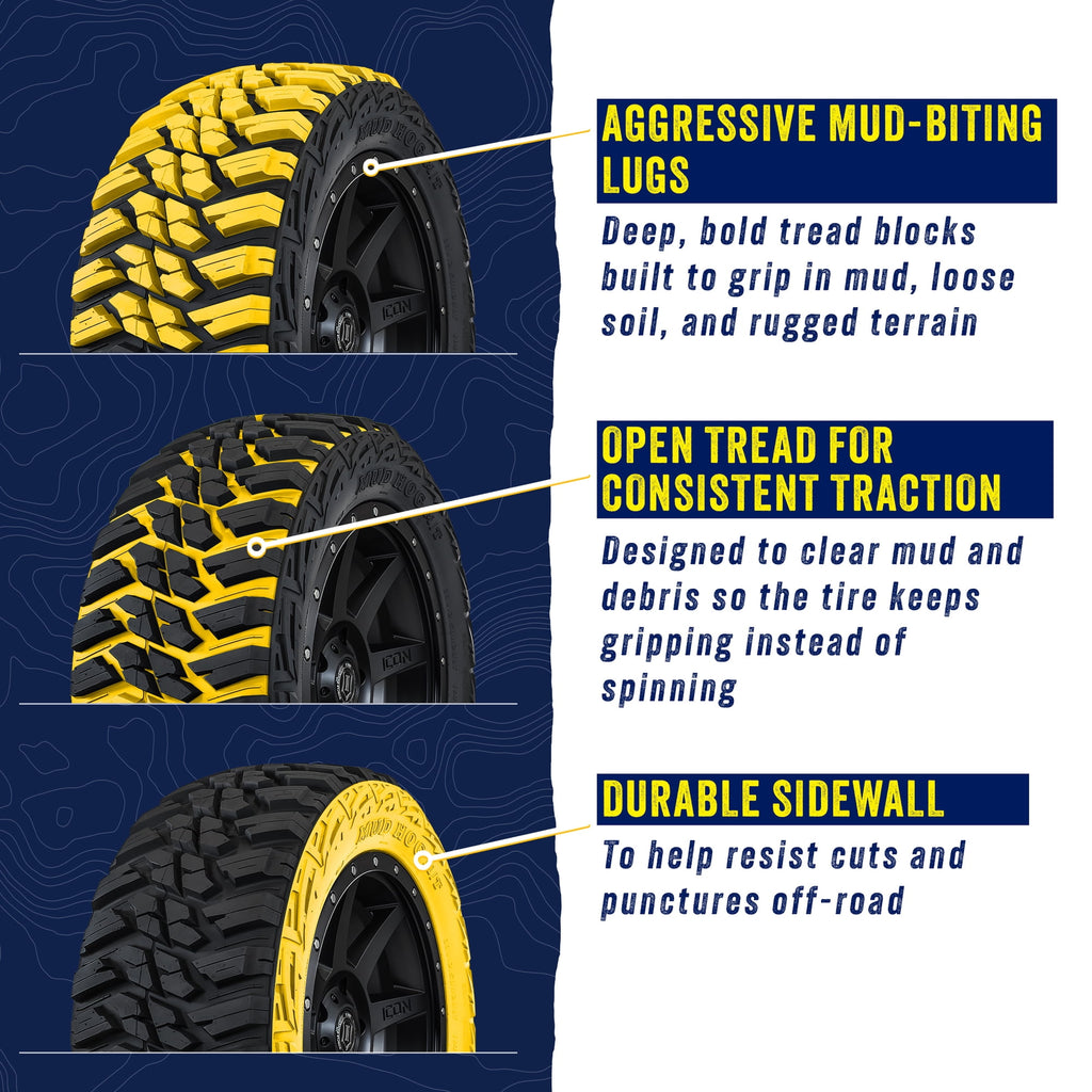 Kanati Tires Kanati Mud Hog Mud Terrain LT315/75R16 121/118Q D Light Truck Tire