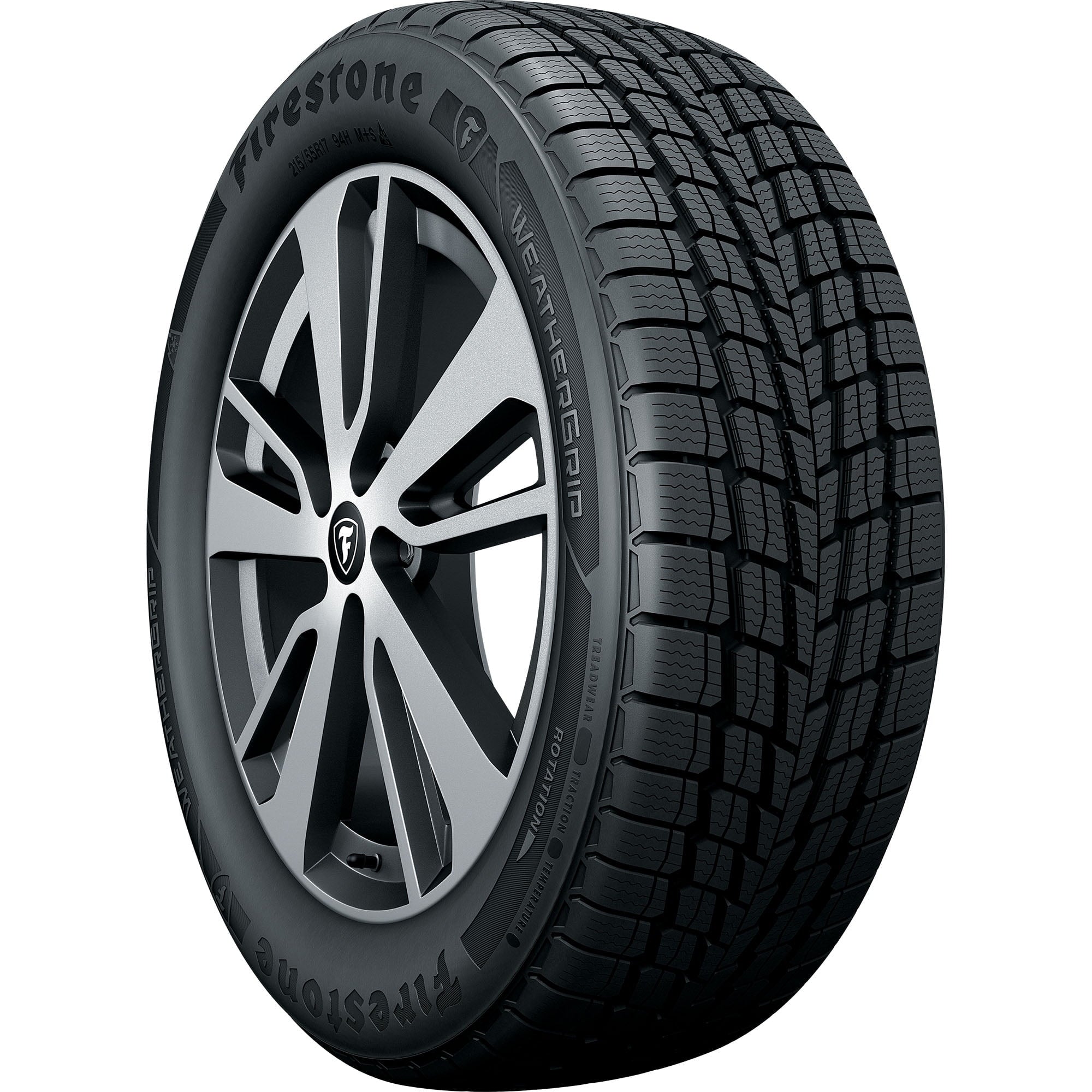 Firestone Weathergrip All Weather 195/60R15 88H Passenger Tire