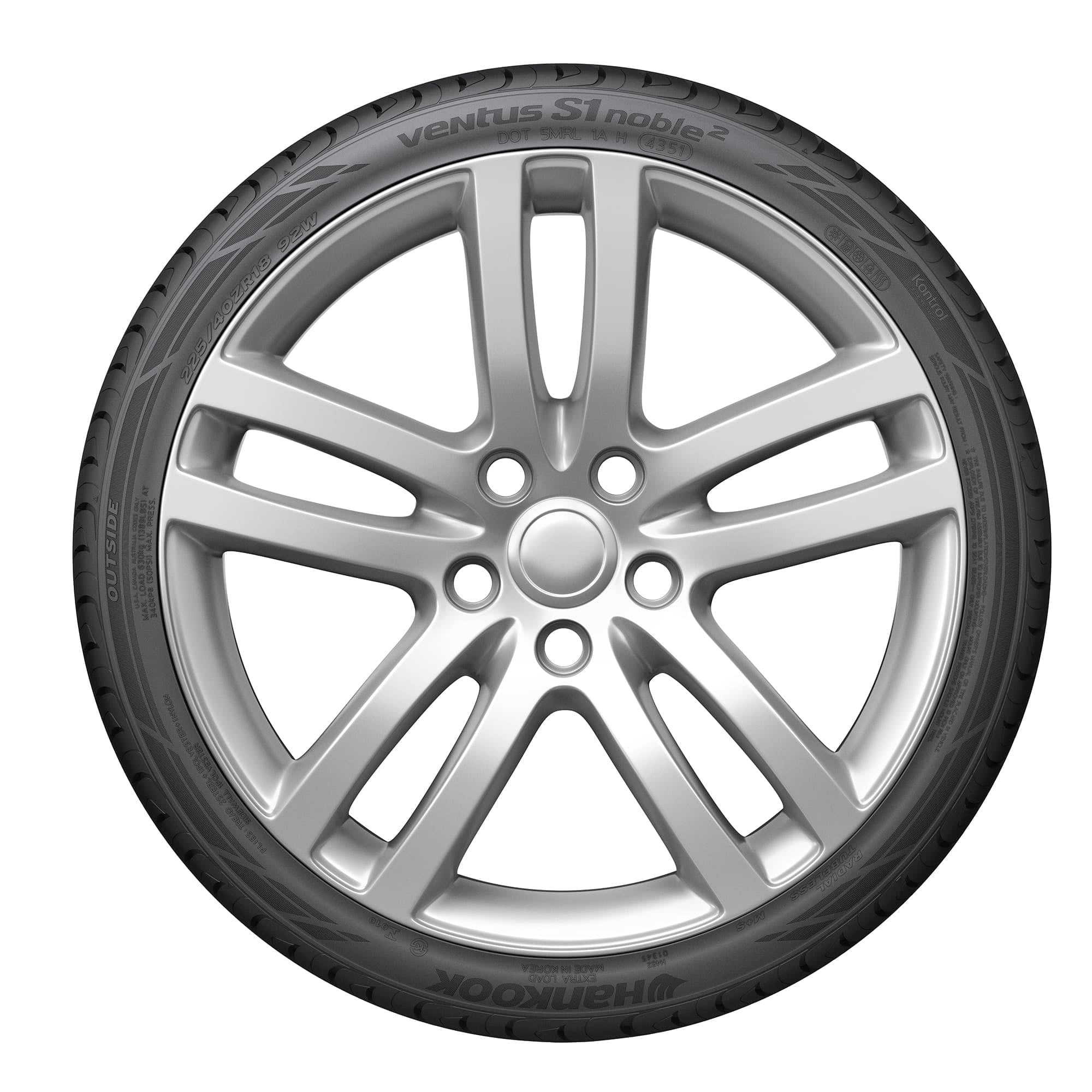 Hankook Ventus S1 Noble2 (H452) UHP All Season 245/40ZR19 98Y XL Passenger Tire