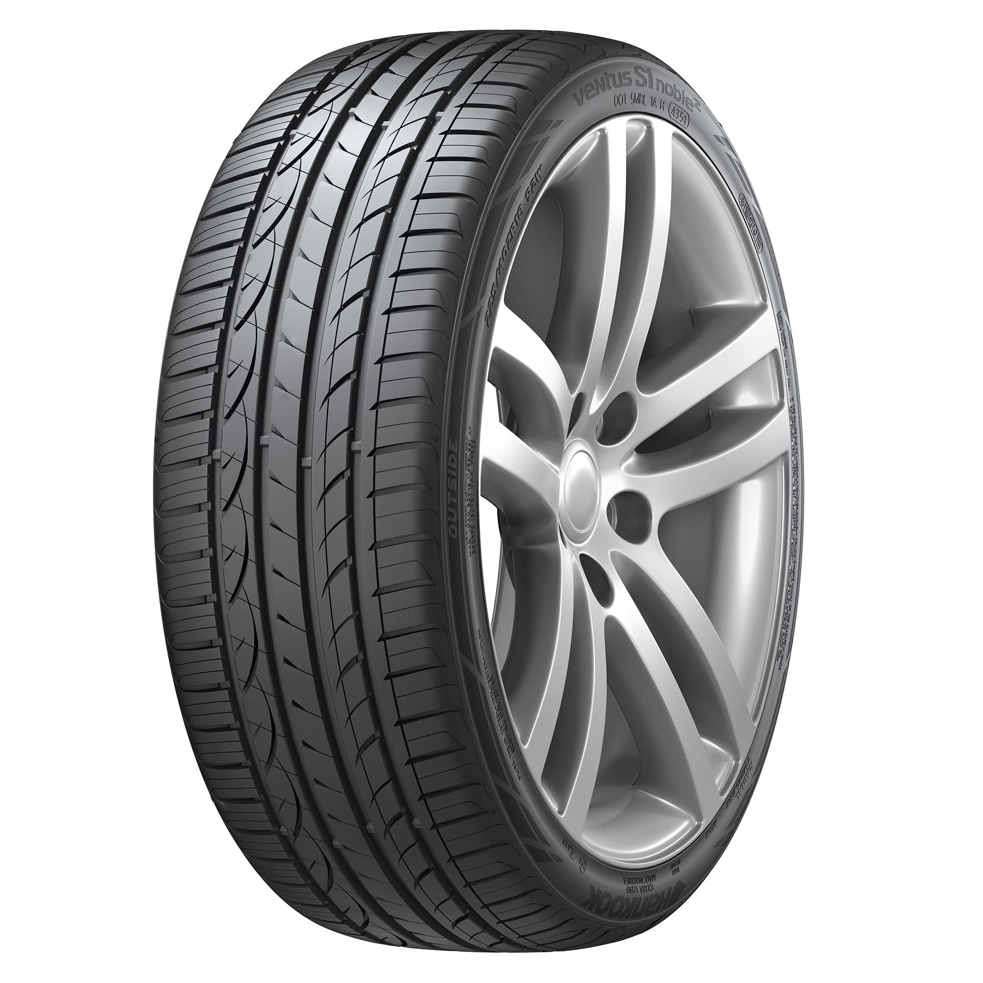 Hankook Ventus S1 Noble2 H452 All-Season Tire - 225/50R16 92W Fits: 2003-04 Pontiac Grand Am SE2, 1999-2002 BMW Z3 Coupe