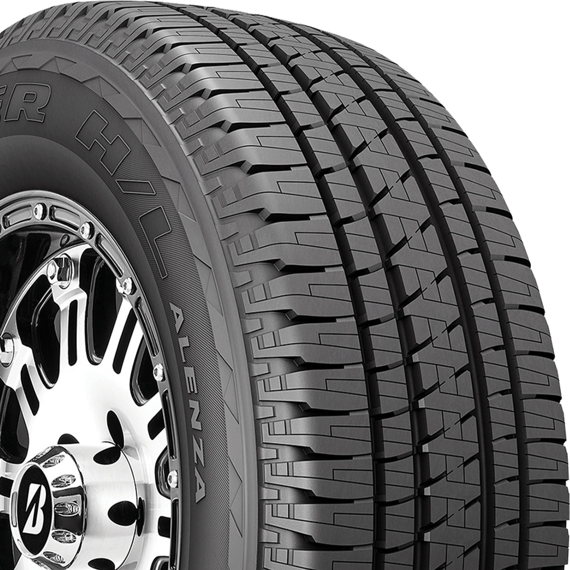 Bridgestone Dueler H/L Alenza 285/45R22 110 H Tire Fits: 2017-18 Chevrolet Silverado 1500 High Country, 2015-16 Chevrolet Silverado 1500 LTZ