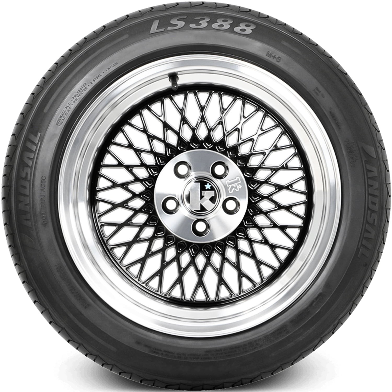 Landsail LS388 205/60R16 92V Performance Tire Fits: 2010-12 Ford Fusion S, 2015-17 Kia Soul LX