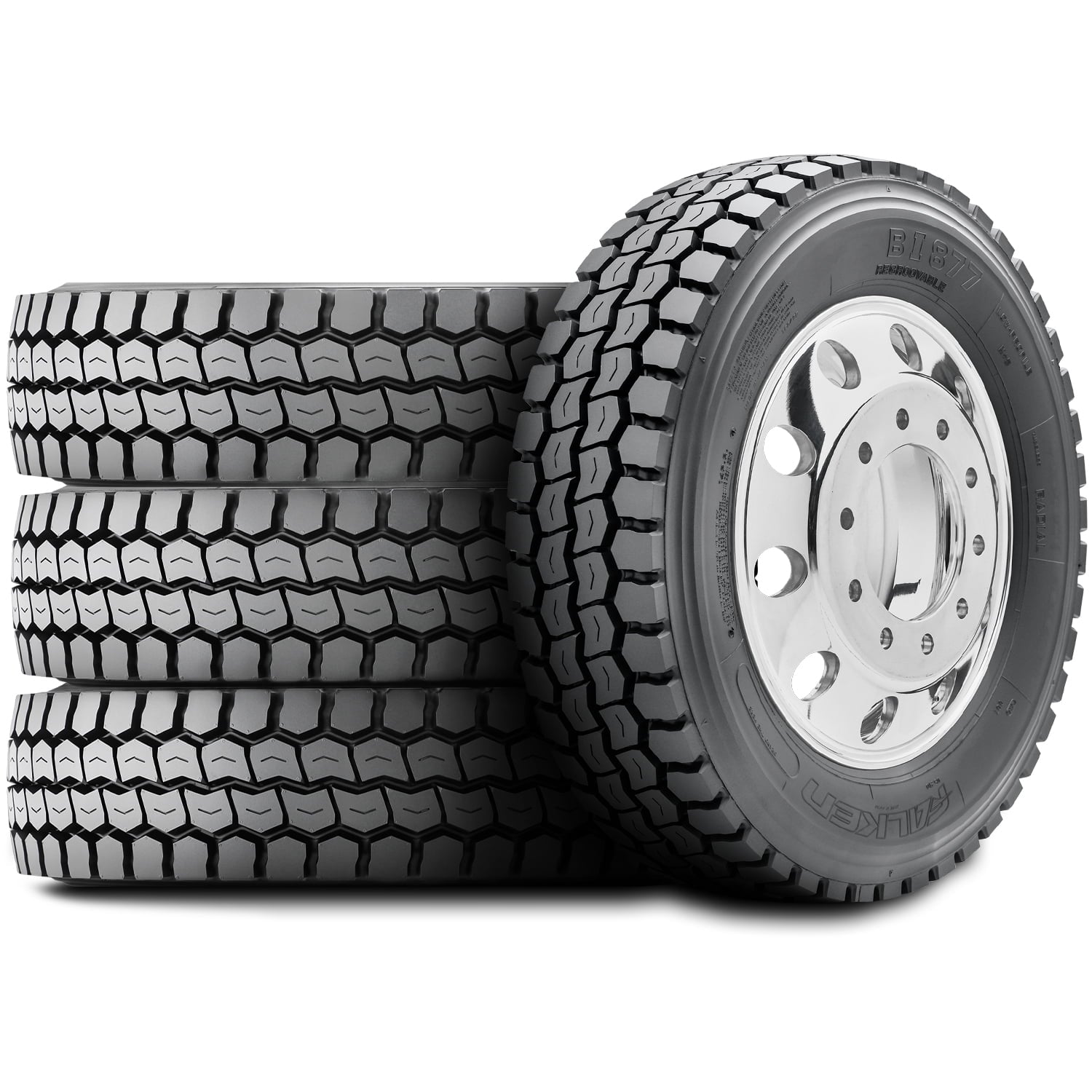 Falken BI-877 225/70R19.5 128/126M G 14 Ply Drive Commercial Tire