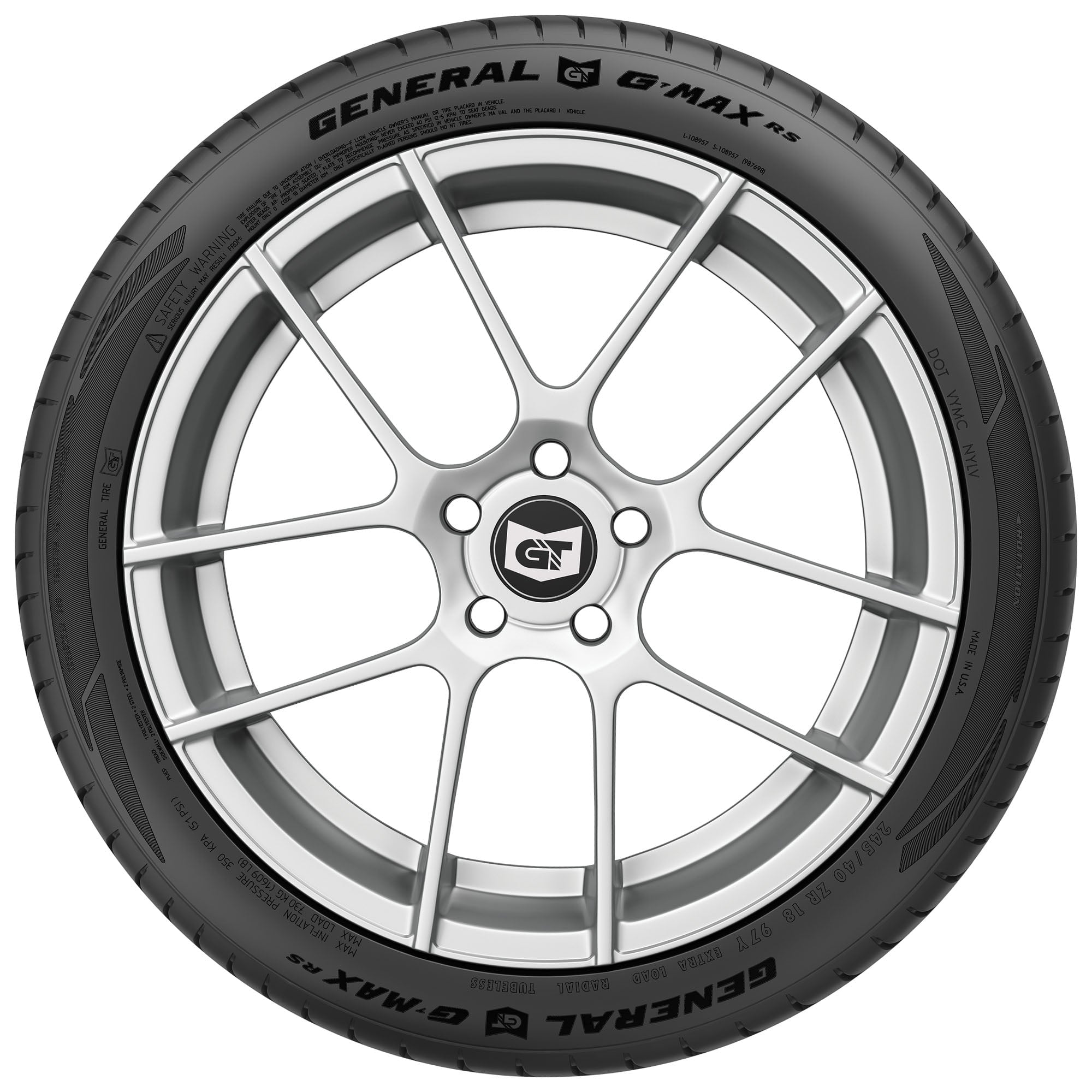 General G-MAX RS UHP Summer 275/40ZR18 99Y Passenger Tire