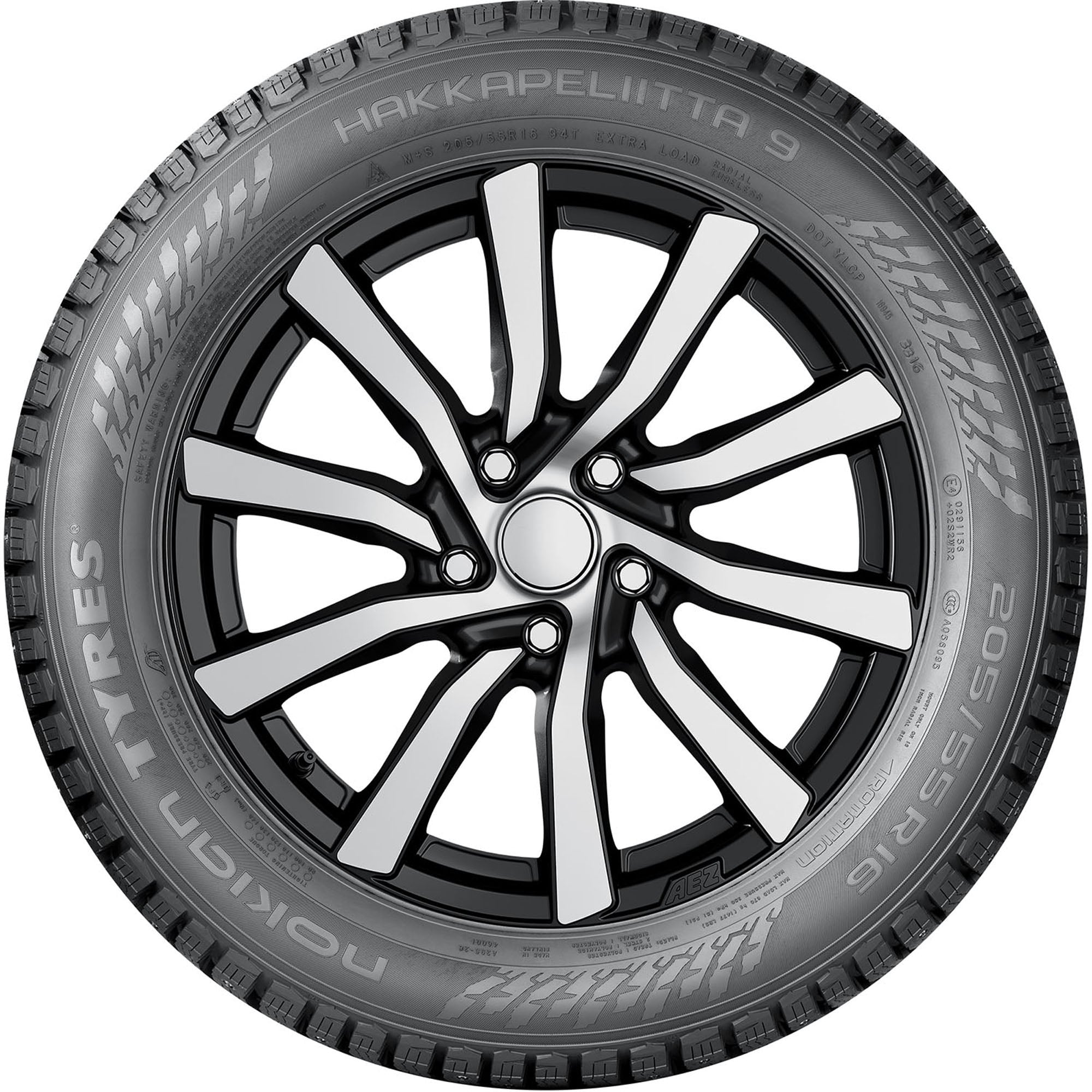 Nokian Hakkapeliitta 9 Studded Winter 225/45R18 95T XL Passenger Tire