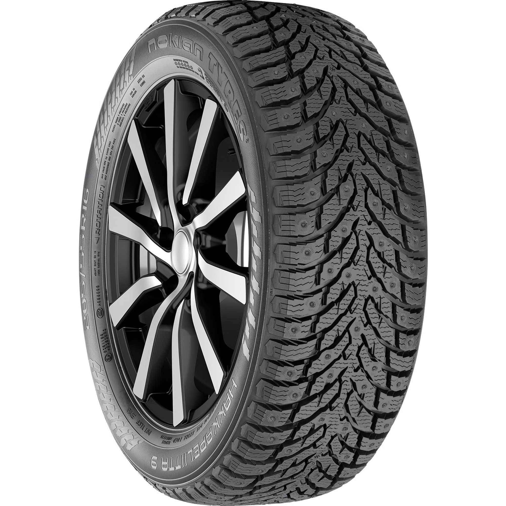 Nokian Hakkapeliitta 9 Studded Winter 225/45R18 95T XL Passenger Tire