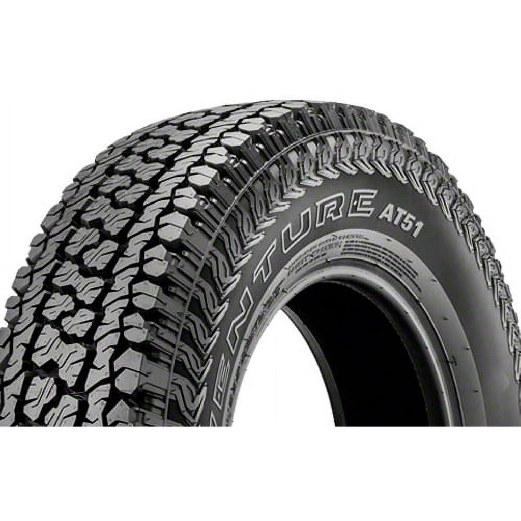 Kumho Tire Kumho Road Venture AT51 All Terrain 275/65R18 114T Light Truck Tire Fits: 2019-23 Chevrolet Silverado 1500 LT Trail Boss, 2004-14 Ford F-150 FX4