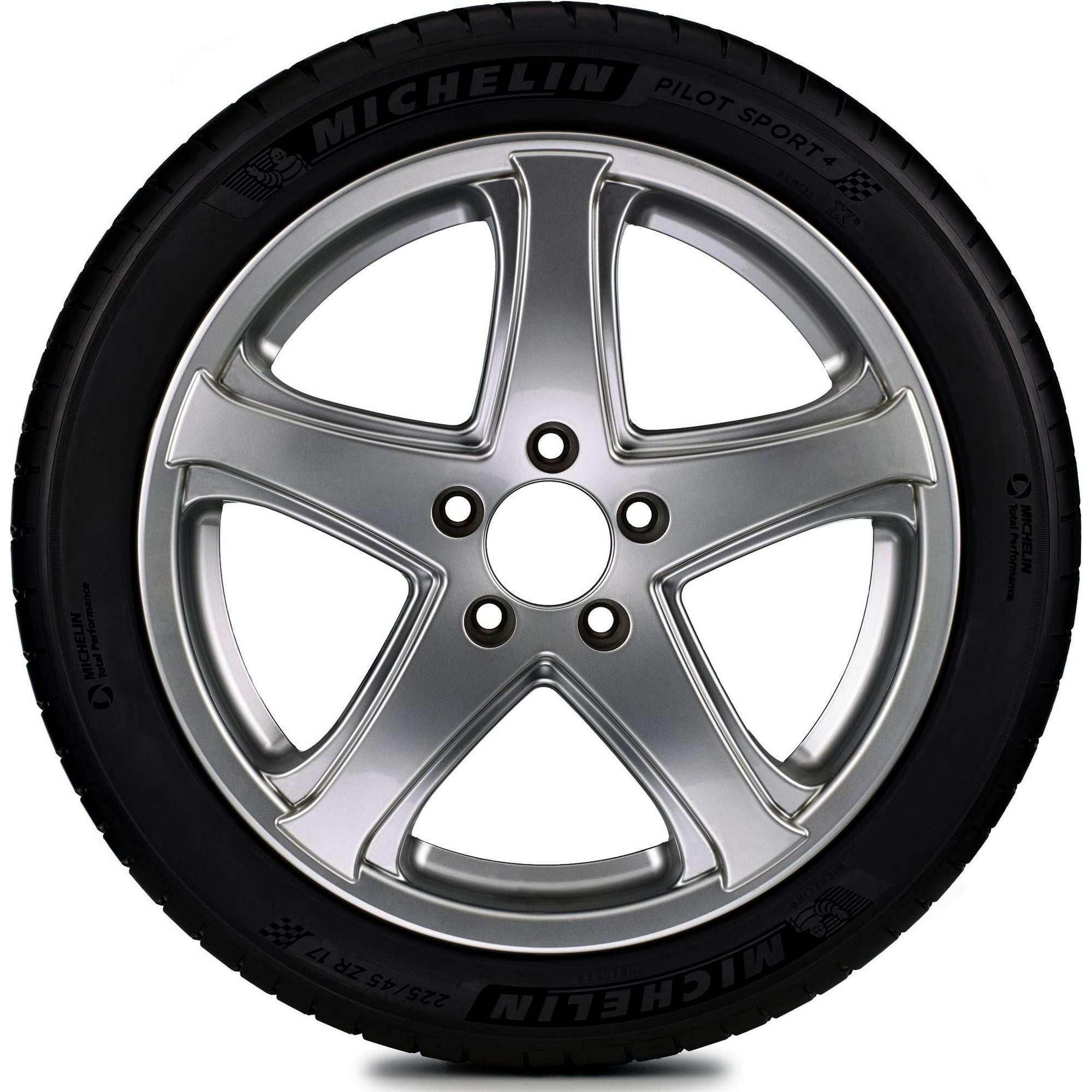 Michelin Pilot Sport 4 205/45ZR17 (88Y) XL Fits: 2017-18 Hyundai Accent GLS, 2012-17 Kia Rio SX
