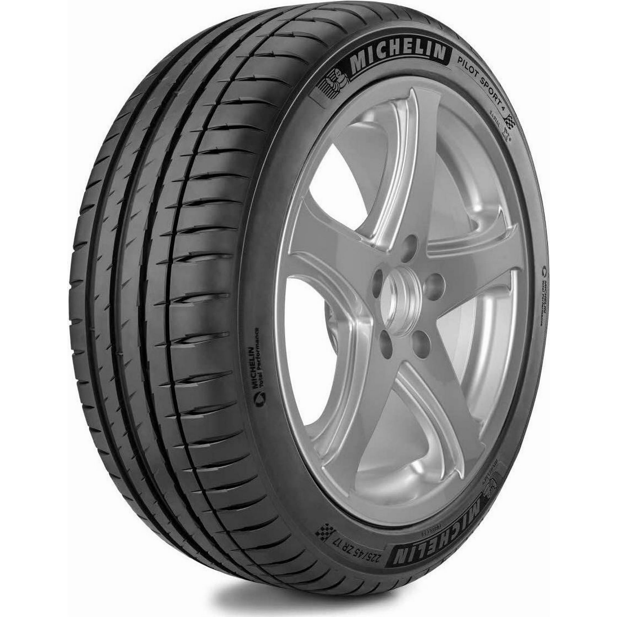 Michelin Pilot Sport 4 205/45ZR17 (88Y) XL Fits: 2017-18 Hyundai Accent GLS, 2012-17 Kia Rio SX