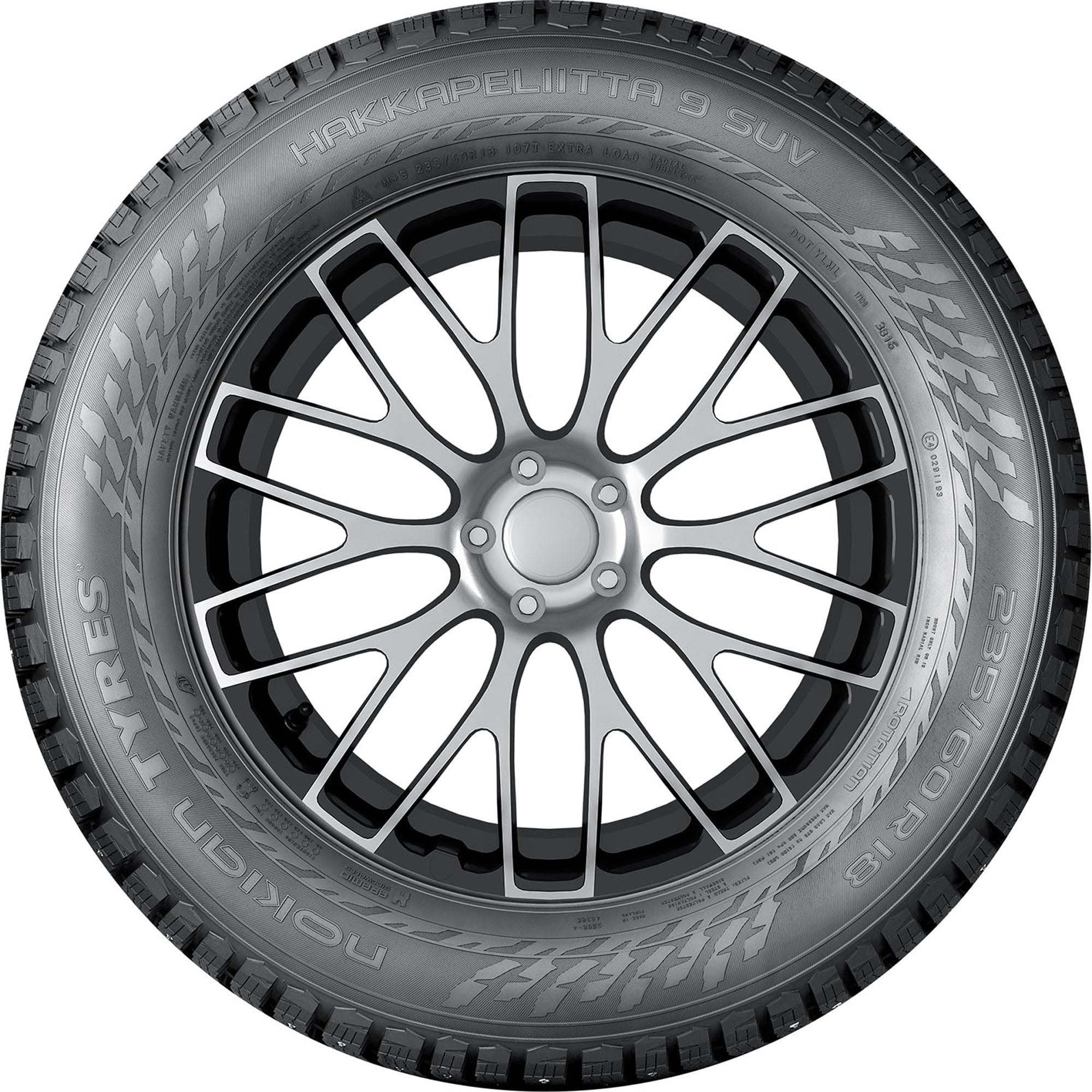 Nokian Hakkapeliitta 9 SUV Studded Winter 285/50R20 116T XL SUV/Crossover Tire