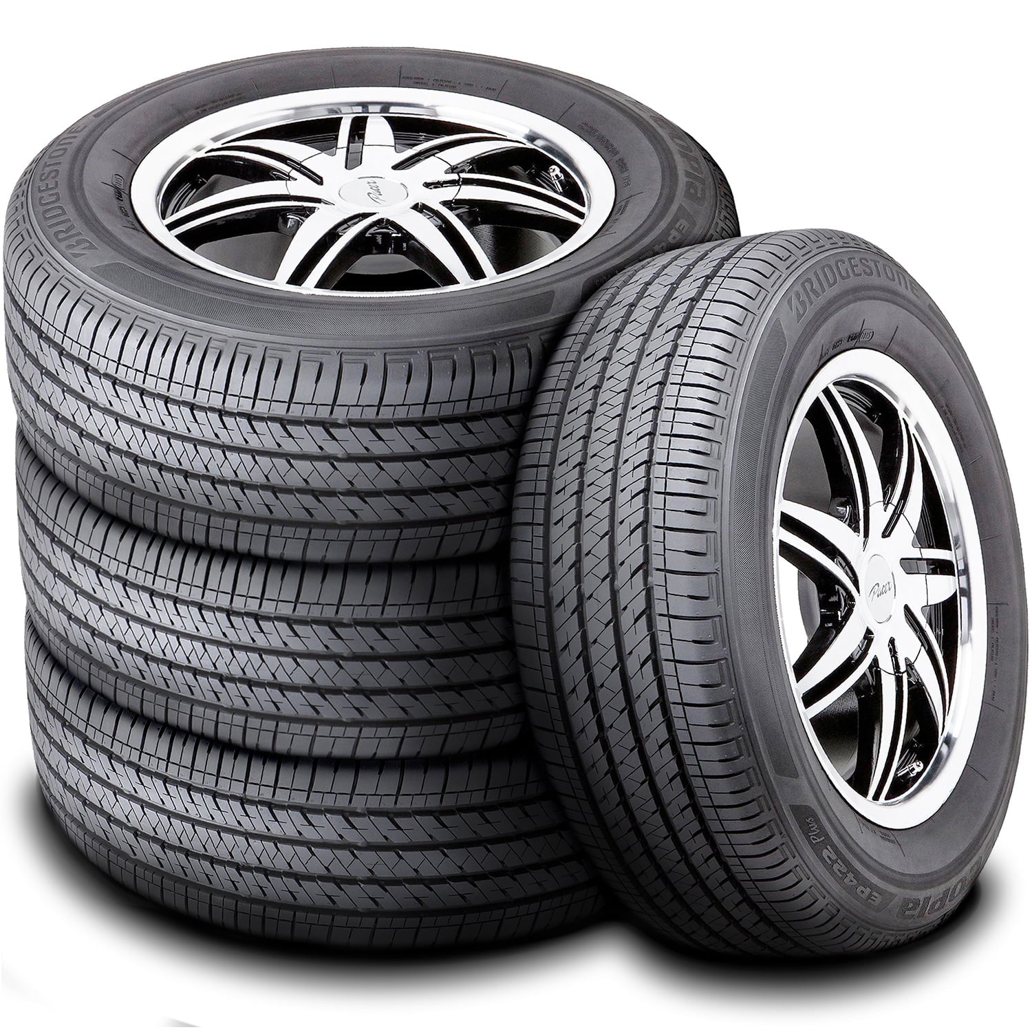 Bridgestone Ecopia EP422 Plus All Season 205/65R16 95H Passenger Tire Fits: 2016-21 Chevrolet Malibu L, 2013-17 Honda Accord LX