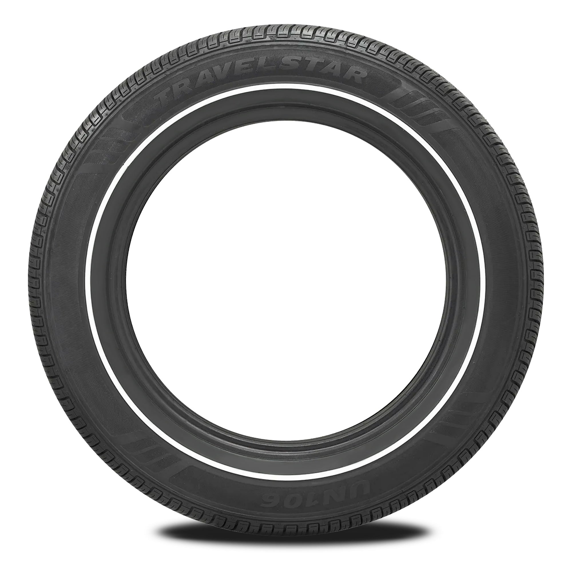 Travelstar UN106 All Season Tire 225/60R16 98T Passenger Tire 225/60/16,Narrow White Stripe 9mm(Tire Only)
