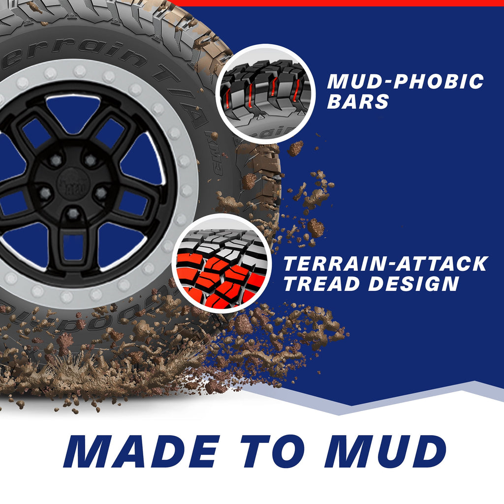 BFGoodrich Mud-Terrain T/A KM3 All-Season 30x9.50R15/C 104Q Tire