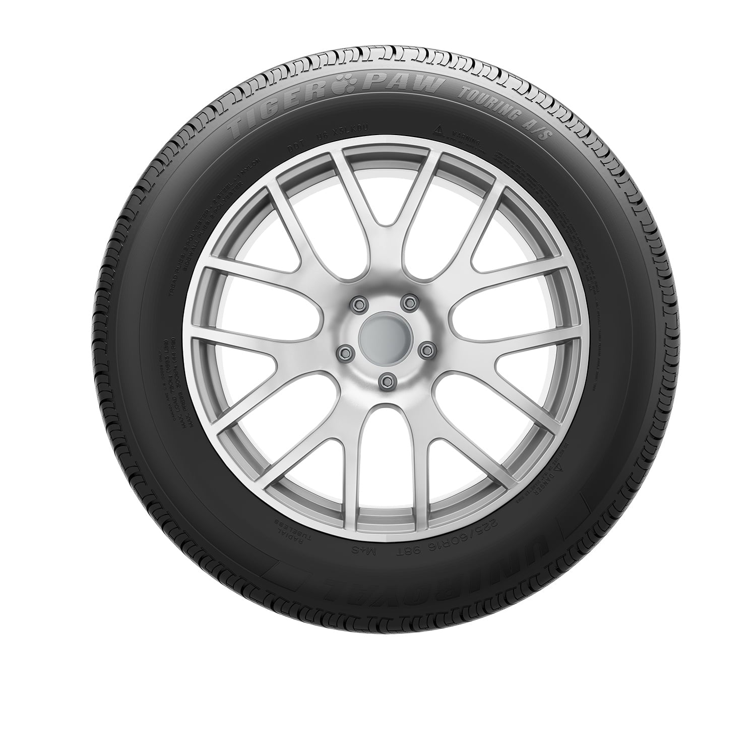 Uniroyal Tiger Paw Touring A/S DT All Season 225/60R16 98V Passenger Tire