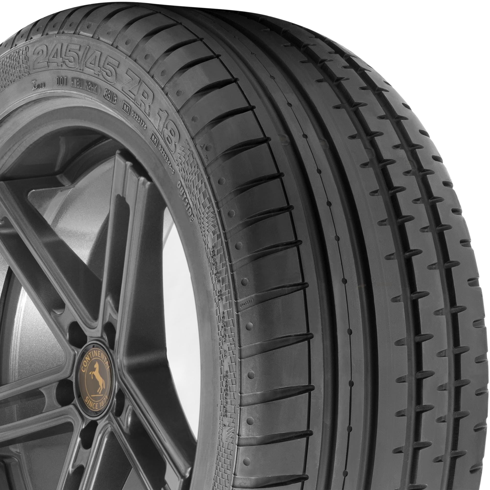 Continental ContiSportContact 2 UHP Summer 245/45R18 100W XL Passenger Tire
