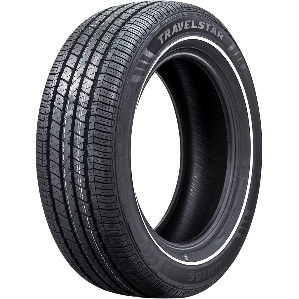 Travelstar UN106 215/75R15 100S A/S All Season Tire Fits: 1995 Jeep Wrangler Rio Grande, 1997-2001 Jeep Wrangler Sport