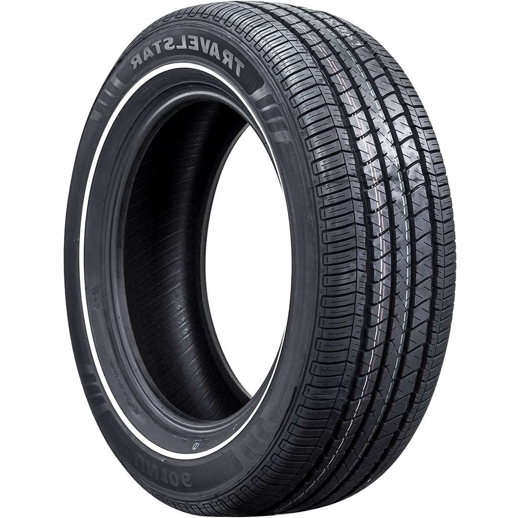 Travelstar UN106 215/75R15 100S A/S All Season Tire Fits: 1995 Jeep Wrangler Rio Grande, 1997-2001 Jeep Wrangler Sport
