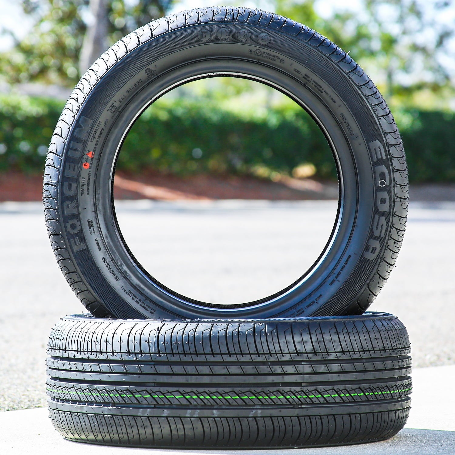Pair of 2 Forceum Ecosa 195/65R15 91H a/s All Season Tires