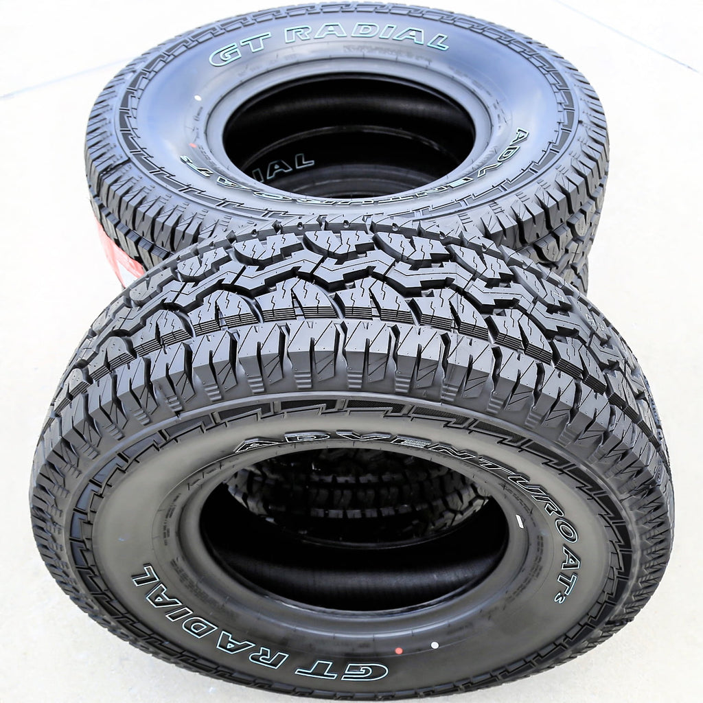GT Radial Adventuro AT3 All Terrain LT265/75R16 123/120S E Light Truck Tire Fits: 1996-99 Chevrolet Tahoe Base, 2000-02 Dodge Ram 2500 Base