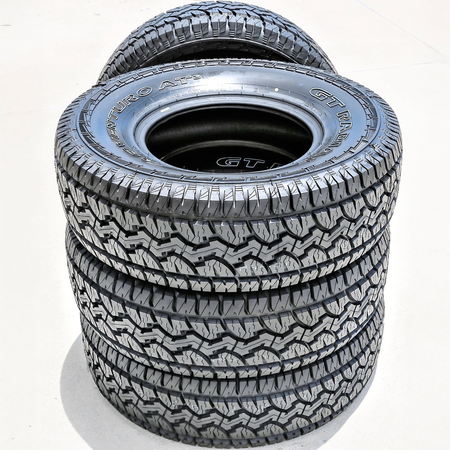 GT Radial Adventuro AT3 All Terrain LT265/75R16 123/120S E Light Truck Tire Fits: 1996-99 Chevrolet Tahoe Base, 2000-02 Dodge Ram 2500 Base