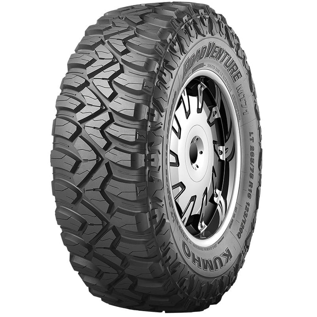 Kumho Tire Kumho Road Venture MT71 Mud Terrain LT265/70R17 121/118Q E Light Truck Tire Fits: 2017 Chevrolet Silverado 1500 WT, 2014-15 Chevrolet Silverado 1500 WT