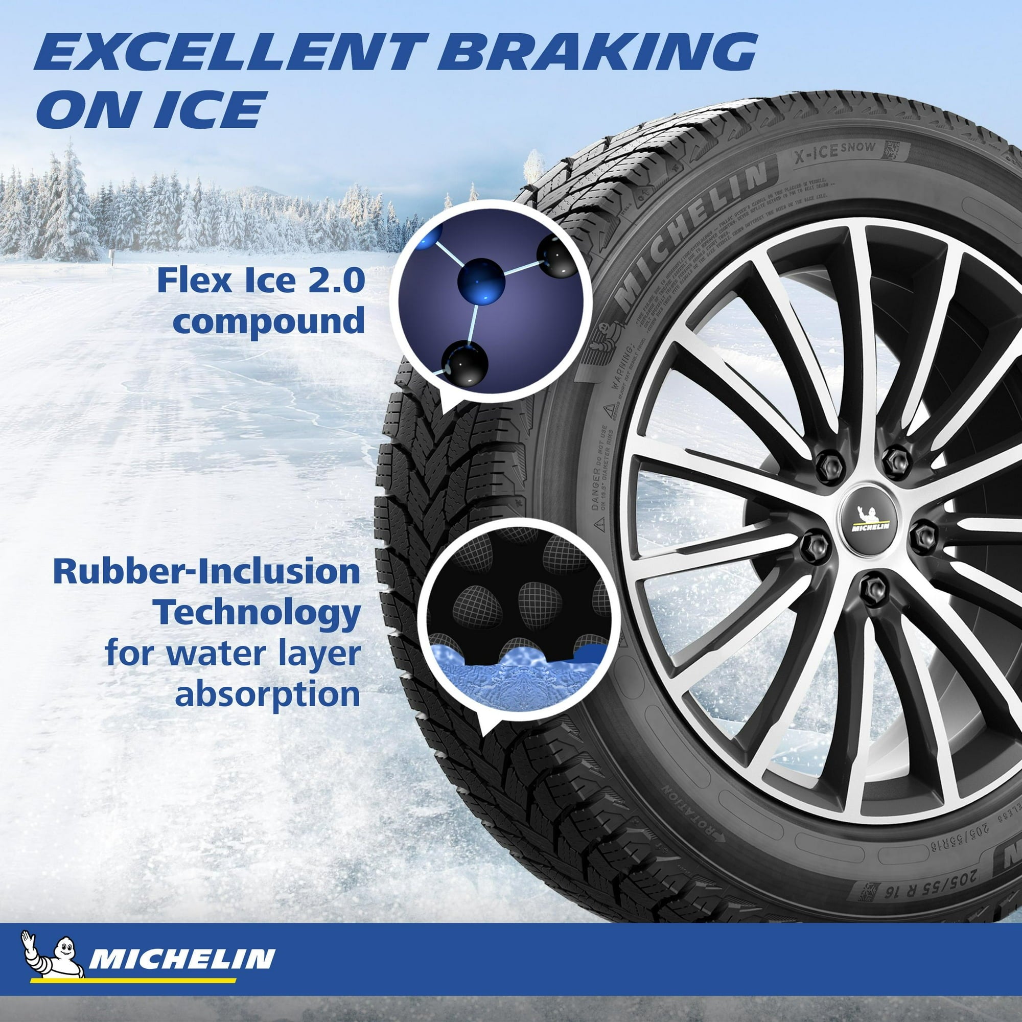 Michelin X-Ice Snow Winter 225/40R18 92H XL Passenger Tire