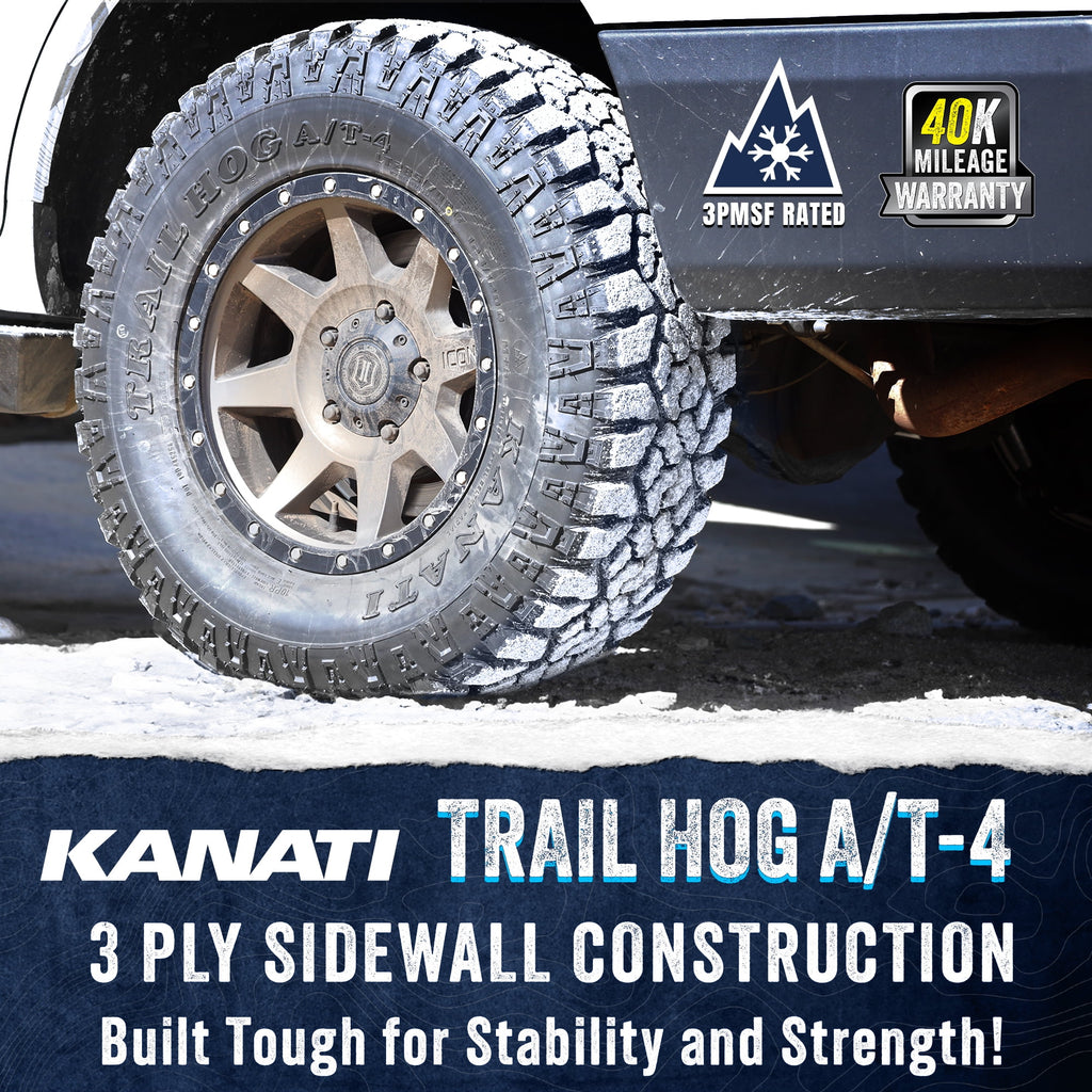 Kanati Tires Kanati Trail Hog A/T-4 All Terrain LT305/70R18 126/123Q E Light Truck Tire