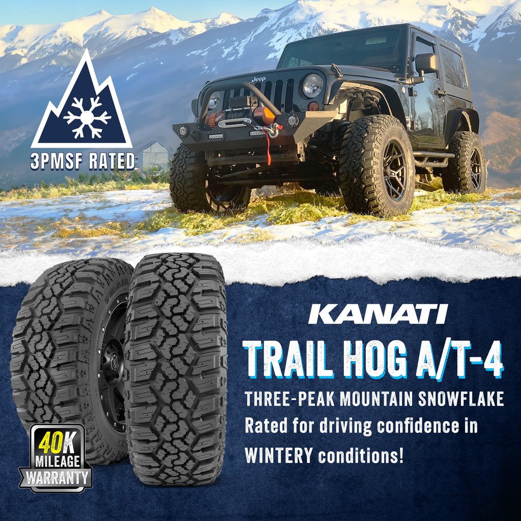 Kanati Tires Kanati Trail Hog A/T-4 All Terrain LT305/70R18 126/123Q E Light Truck Tire